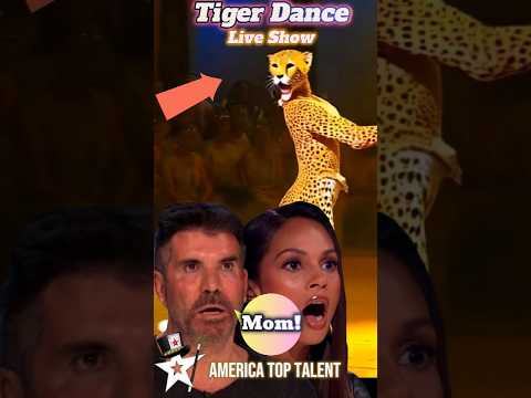 OMG 😱 AGT 2024, Tiger Girl shocked World with magical dance #AmericasGotTalent #Magic #agt