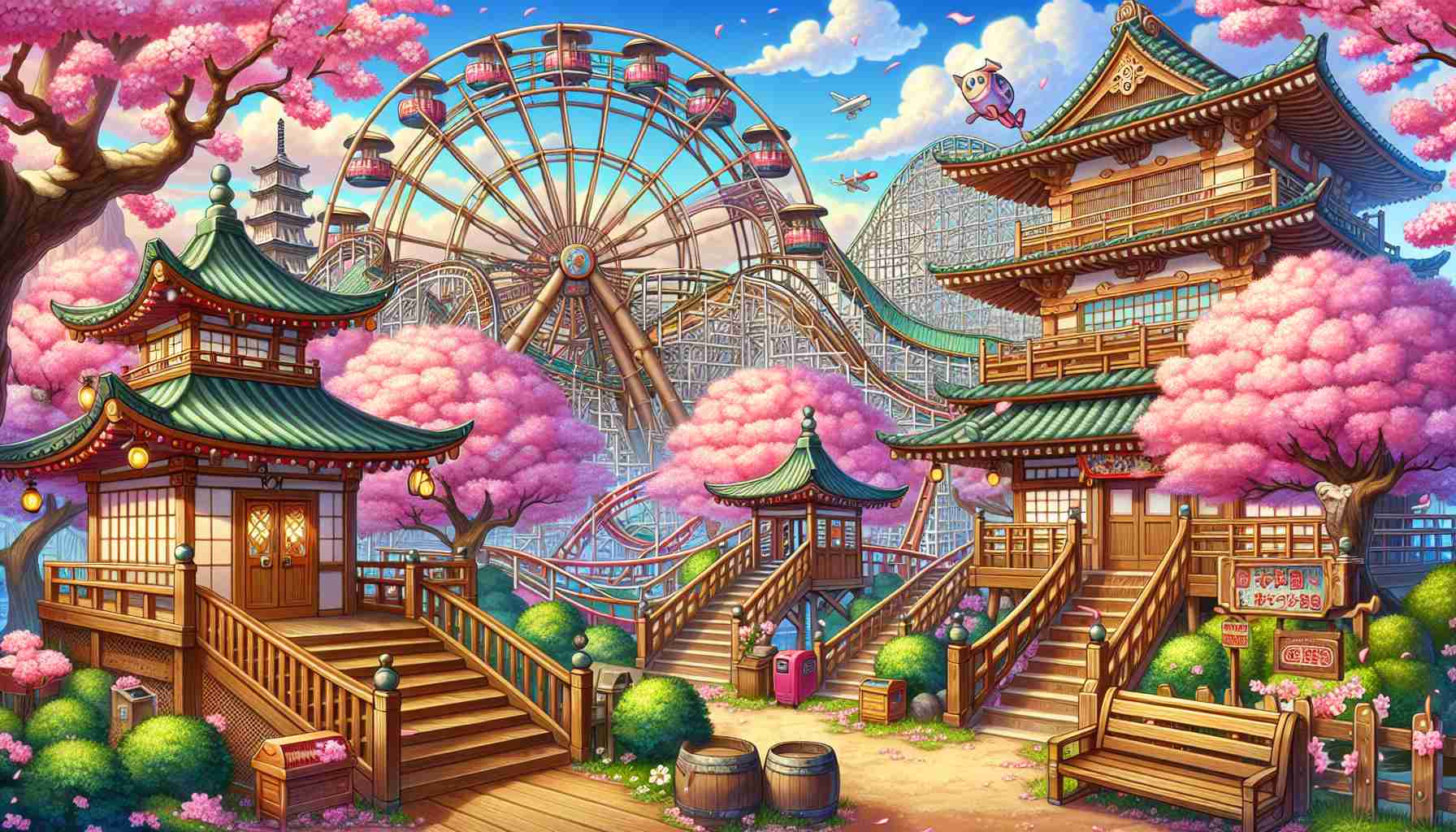 Get Ready for a Whimsical Fusion: Gintama Meets Hirakata Park