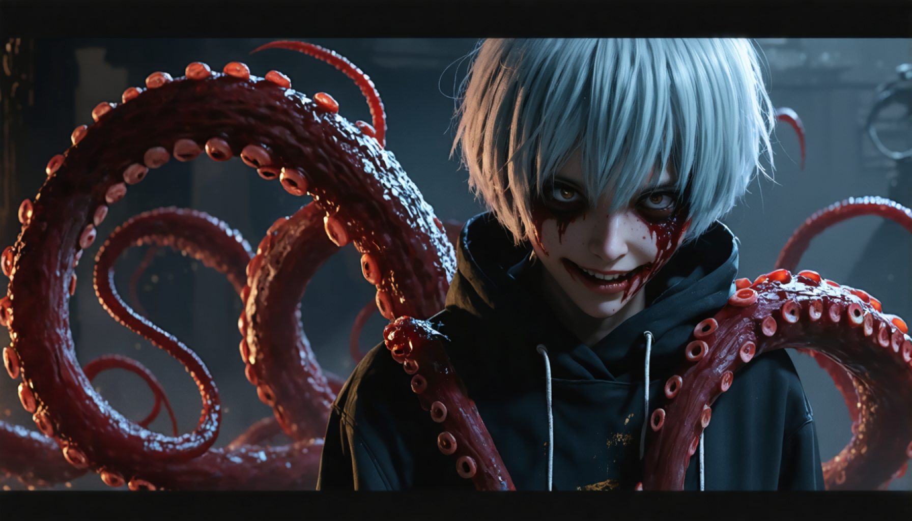 Tokyo Ghoul Meets Dead by Daylight: Unleash the Terror of The Ghoul with Kagune Tentacles