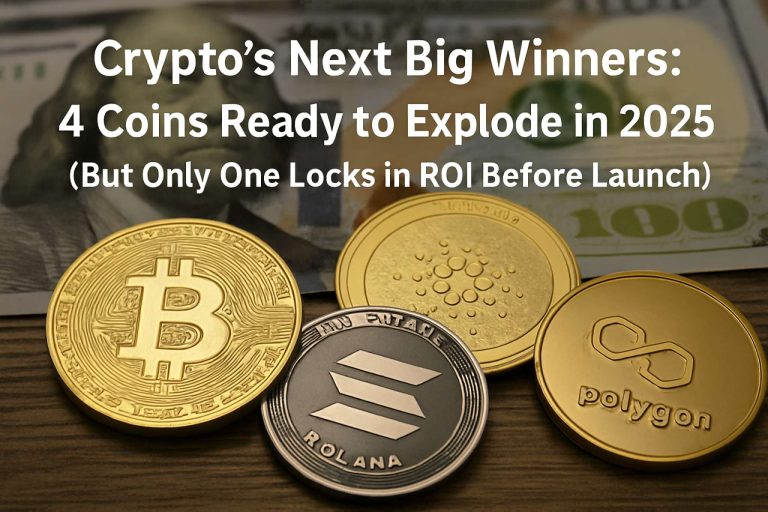 Crypto's Next Big Winners: 4 Coiny Připravené K Výbuchu v roce 2025 (Ale Jen Jeden Zajišťuje ROI Před Uvedením)